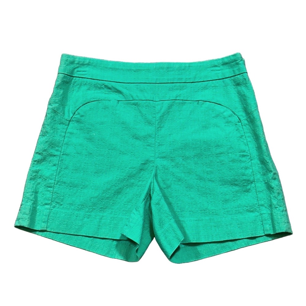 Cartonnier Textured High Rise Trouser Shorts Size 8 Mint Green‎ Anthropologie